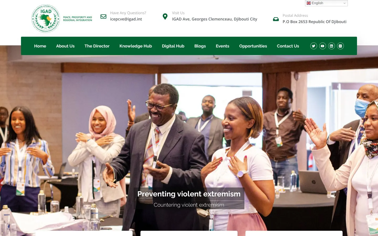 IGAD ICEPCVE website